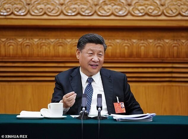 Президент Си Цзиньпин  на третьей сессии 13-го Всекитайского собрания народных представителей (ВСНП)