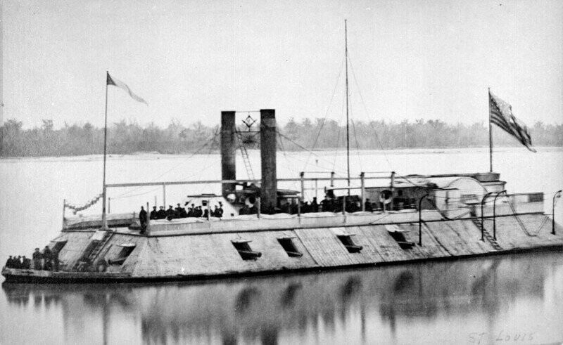 USS Baron DeKalb, около 1862 года, США