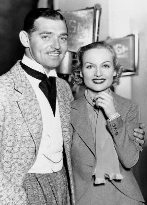 Кларк Гейбл и Кэрол Ломбард. 1937 год.