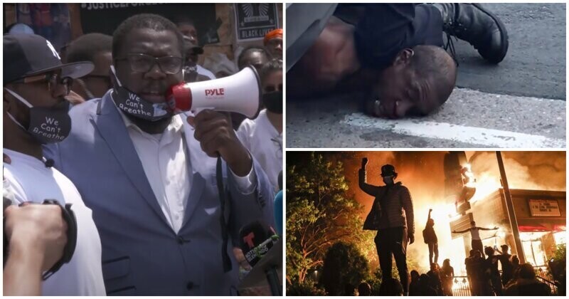 Родные погибшего афроамериканца попросили протестующих прекратить беспорядки