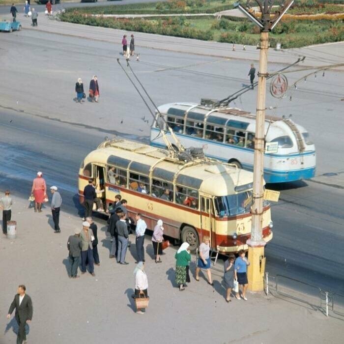 Приятные воспоминания советской молодости с участием грузовиков и автобусов