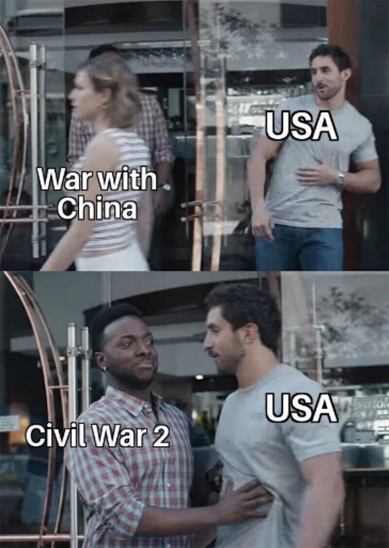 Война с Китаем? Погоди-ка, вот тебе Гражданская война 2