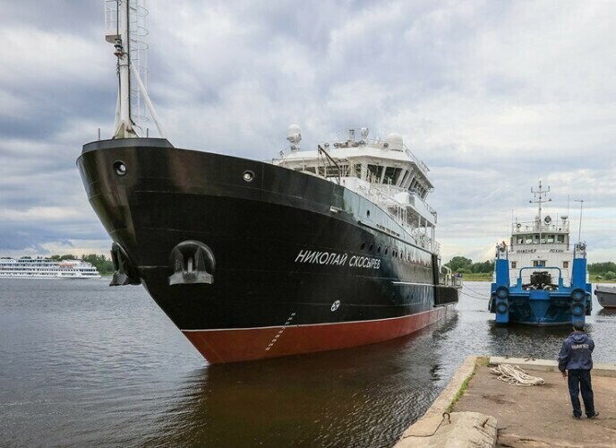 Начались государственные испытания нового гидрографического судна «Николай Скосырев»