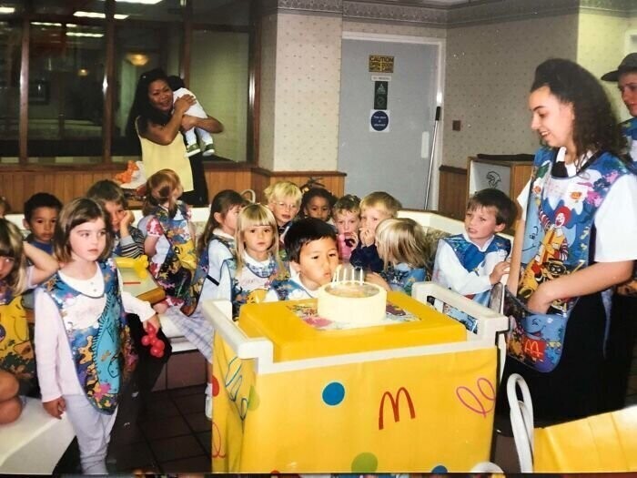 В Макдоналдсе можно было провести детский день рождения!