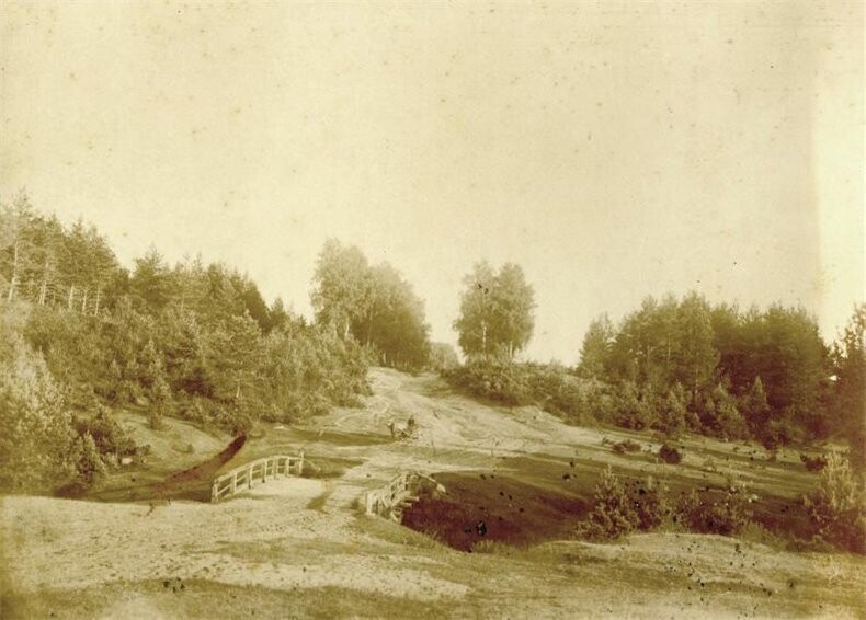 Мост у села Глебово. 1900