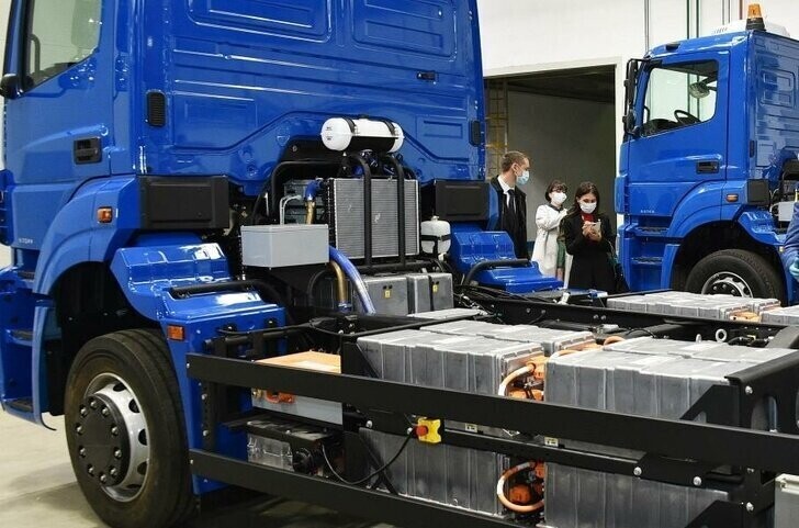 Электрические грузовики КамАЗ раскрыты на официальных снимках