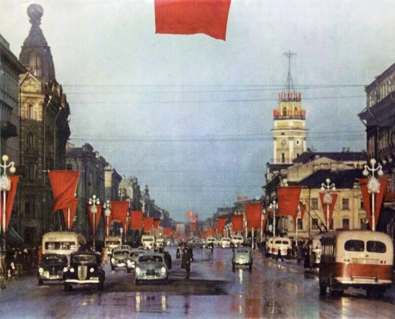 Фотографии былых времён. СССР 1954 год в цвете