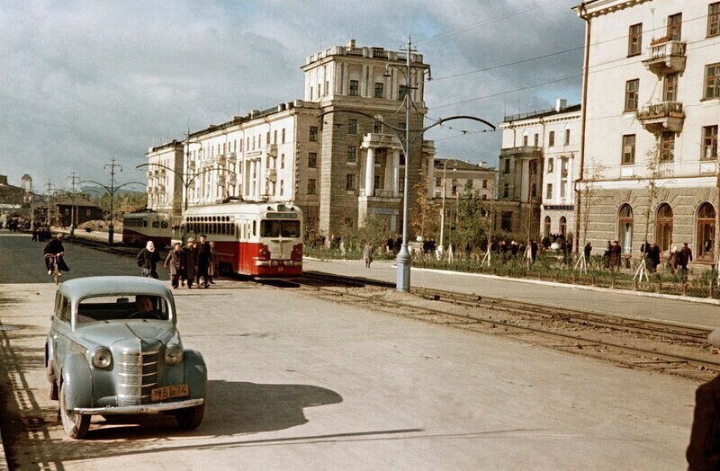 Фотографии былых времён. СССР 1954 год в цвете