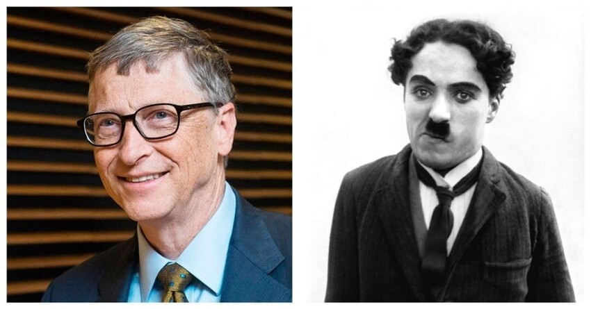Билл Гейтс и Чарли Чаплин