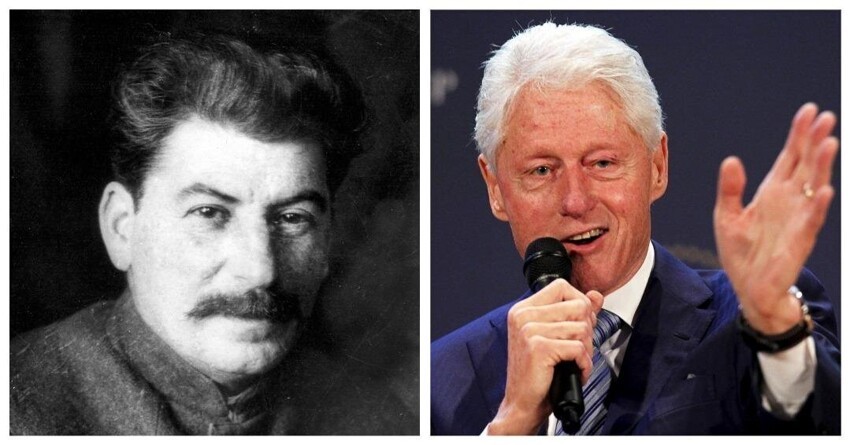 Иосиф Виссарионович Сталин и Билл Клинтон