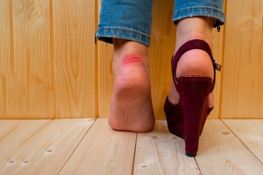 Причины, по которым обувь натирает пятки
