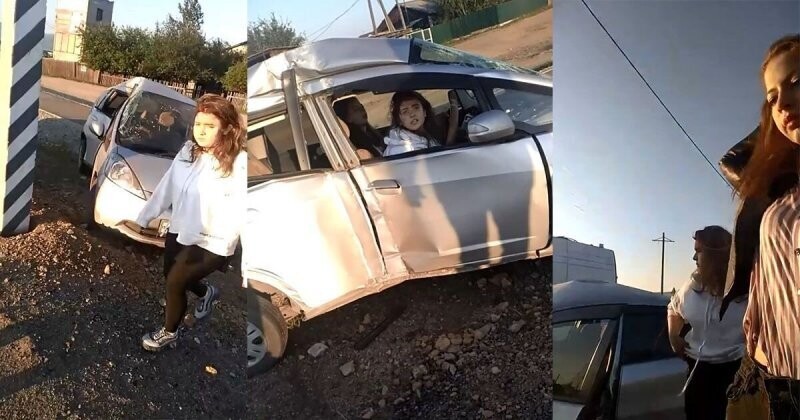 Покатались подружки: в Забайкальском крае две пьяные школьницы врезались в столб