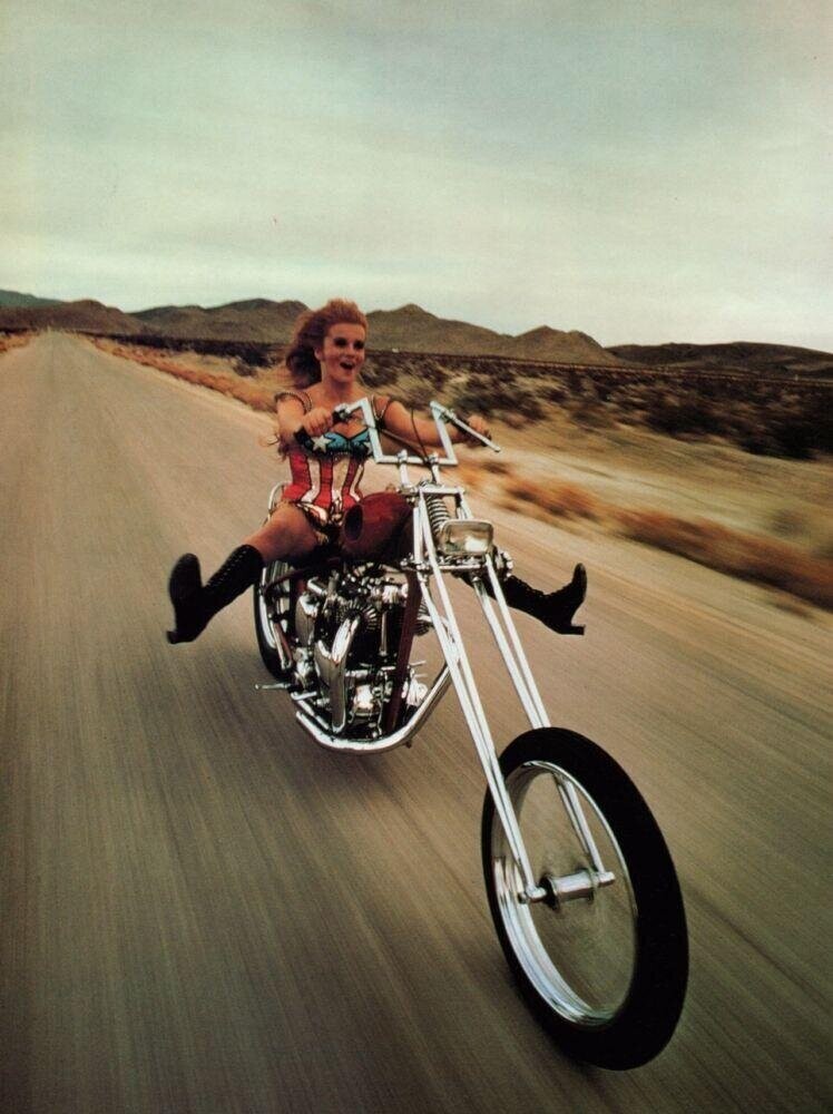 12. Американская актриса и певица шведского происхождения Энн-Маргрет Ульссон в 60-е годы являлась лицом нескольких марок мотоциклов. 