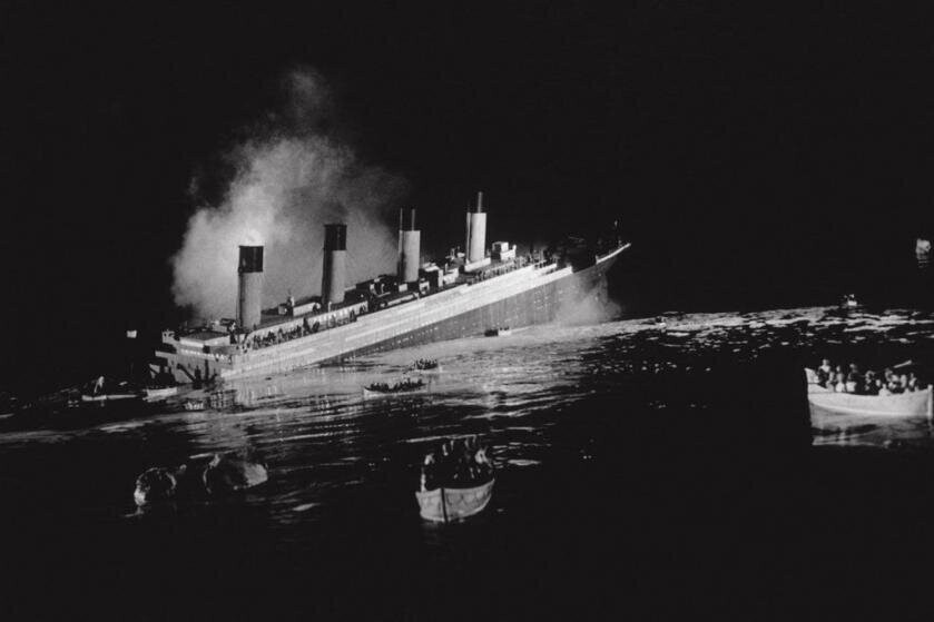Страшная гибель непотопляемого Титаника в ретро-фотографиях