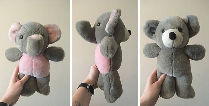 1. "У меня есть чрезвычайно странная игрушка - наполовину слон, наполовину медведь. Я называю ее Медвеслон"