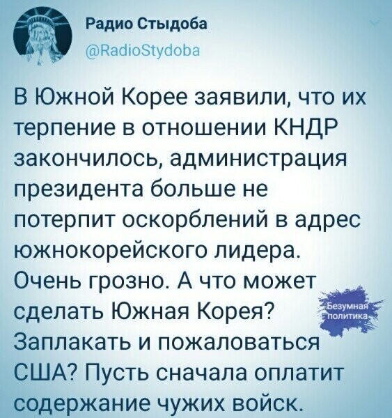 Политические комментарии из инета