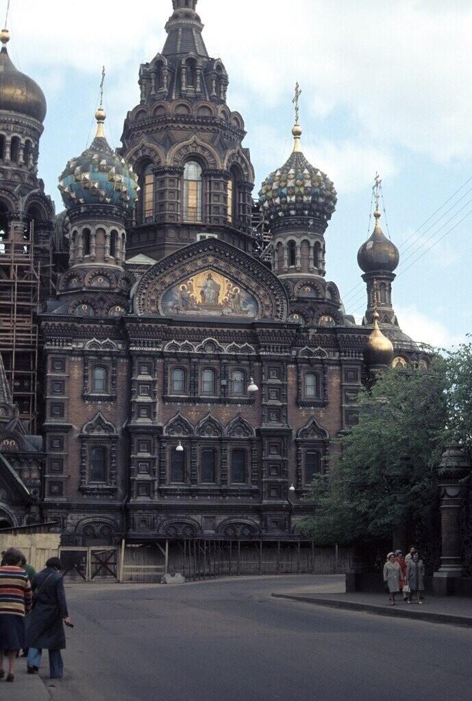 Ленинград. Церковь, построенная на месте убийства Александра II, Ленинград, 5-22-1977