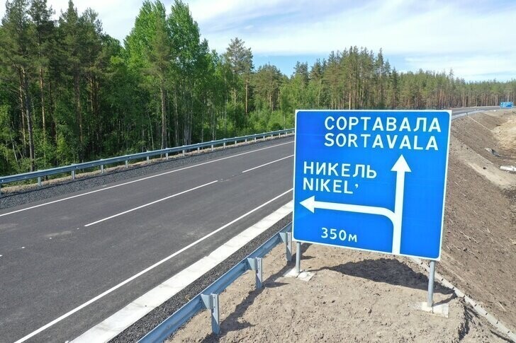 Запущено движение по новому путепроводу на трассе А-121 «Сортавала» в Ленинградской области