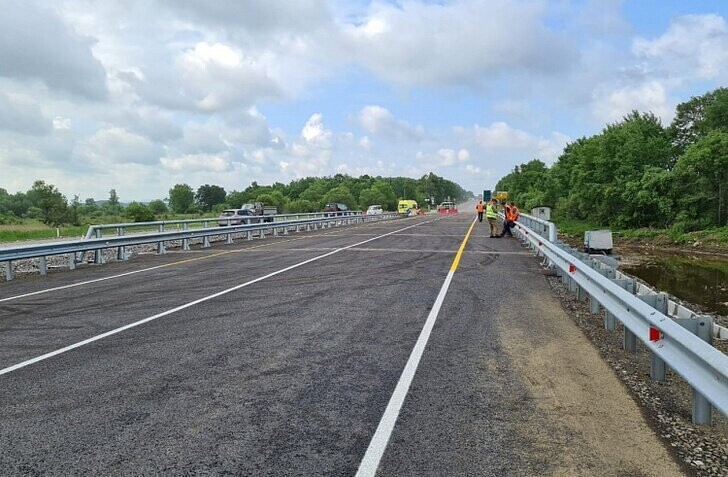 Новый мост открыли на федеральной трассе в Приморье