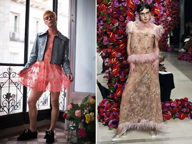Летняя коллекция странной мужской моды 2020 года: юбки и платья