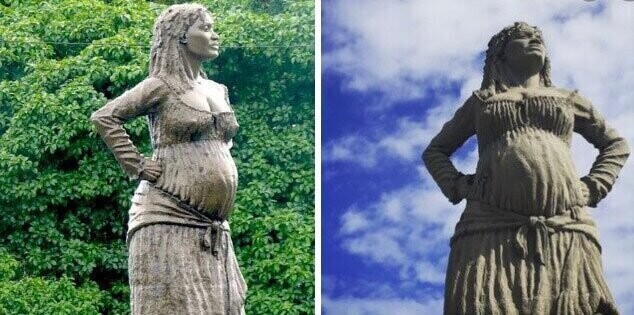 2. Мулатка Солитюд. В 1802 году была одним из лидеров восстания рабов на Гваделупе. Несмотря на то, что женщина находилась на 8 месяце беременности, ее повесили. Последние слова Солитюд - "Живи свободно, или умри"