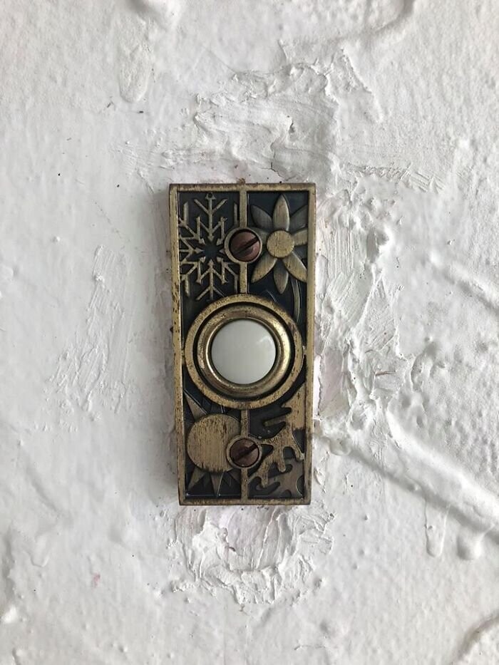 Старинный дверной звонок "4 времени года"