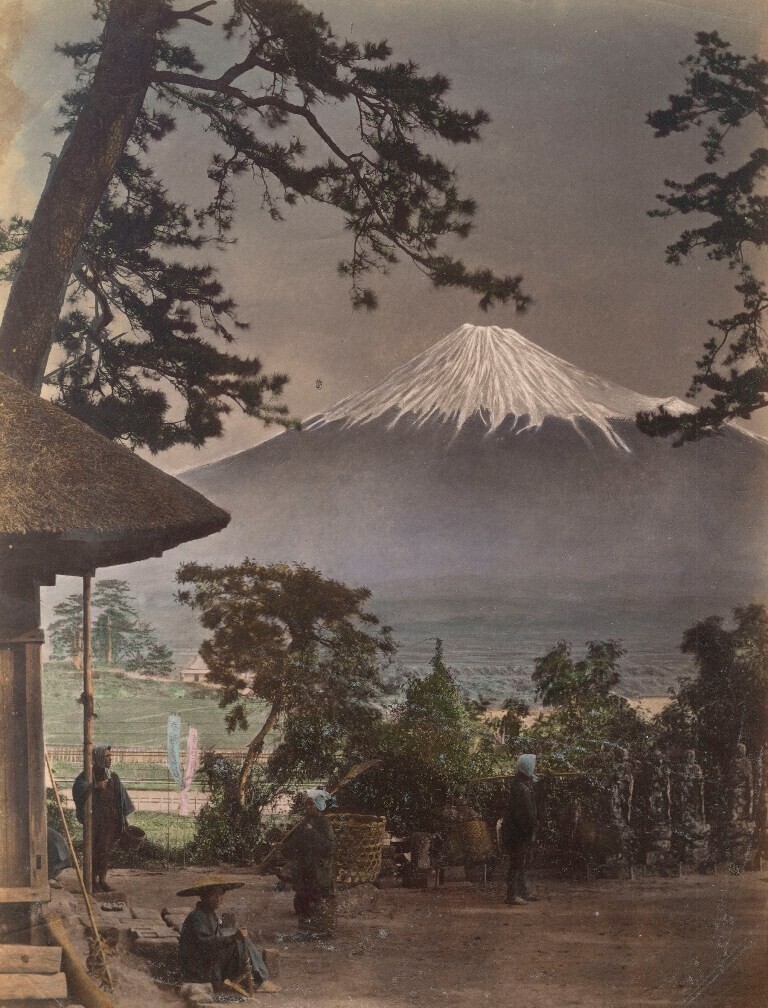 Вид Фудзи из Судзукавы, 1880