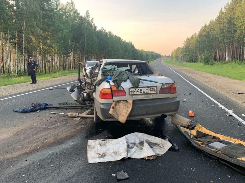Авария дня. Неадекватный водитель устроил ДТП с погибшими в Иркутской области