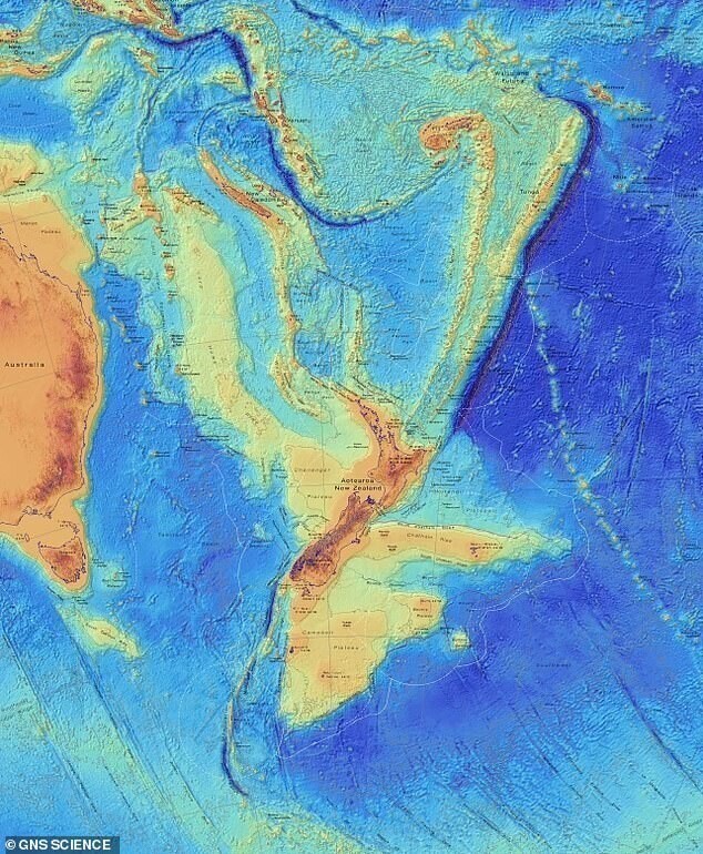 Новозеландские геологи нарисовали карту потерянного континента