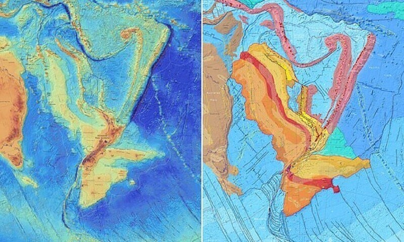 Новозеландские геологи нарисовали карту потерянного континента