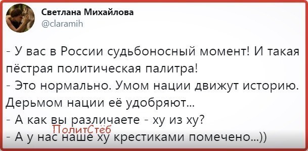 Политические комментарии из инета