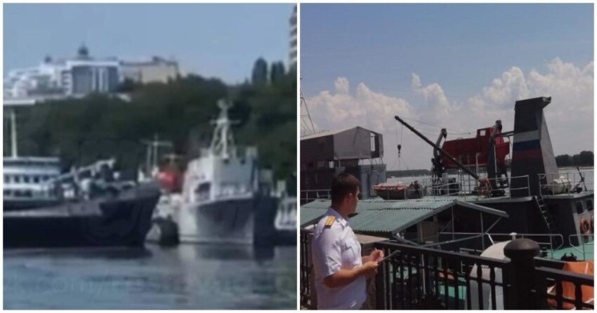В Ростове-на-Дону столкнулись два корабля