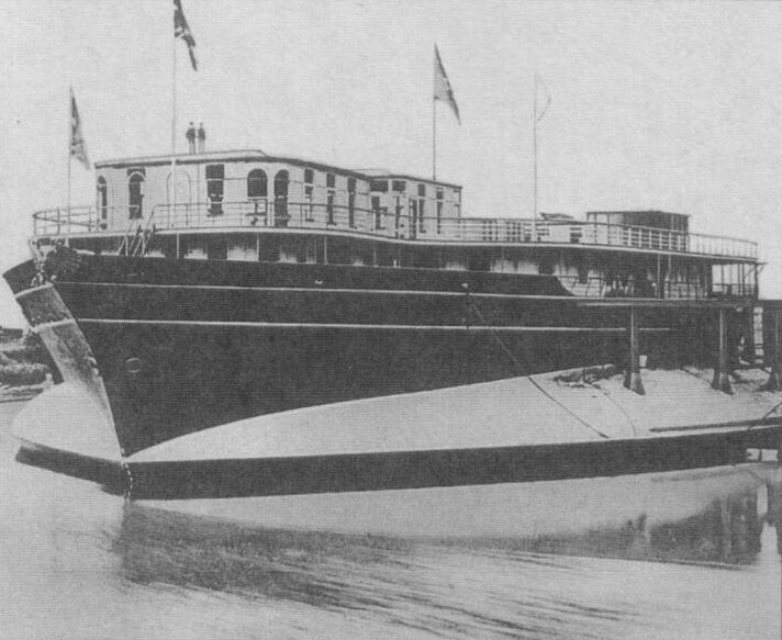 Императорская винтовая яхта «Ливадия» после спуска на воду