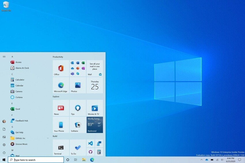 Компания Microsoft показала новый дизайн Windows 10 