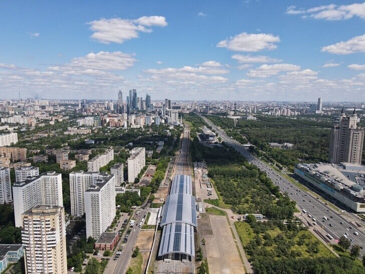 В Москве открыта новая станция «Славянский бульвар» на МЦД-1