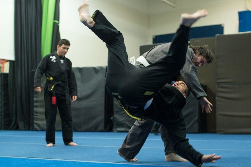 Киану Ривз тренируется как профессиональный боец. Ради ролей он изучал кунг-фу, дзюдо и джиу-джитсу