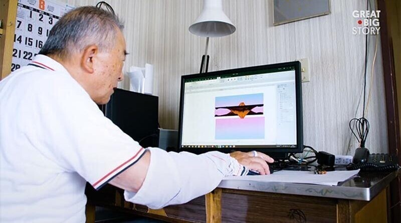 80-летний японский дедушка рисует невероятные картины в Microsoft Excel