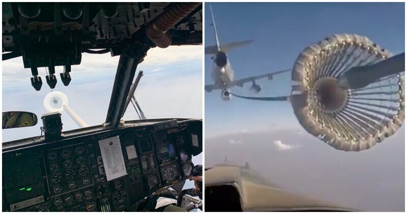Как выглядит дозаправка самолетов в воздухе