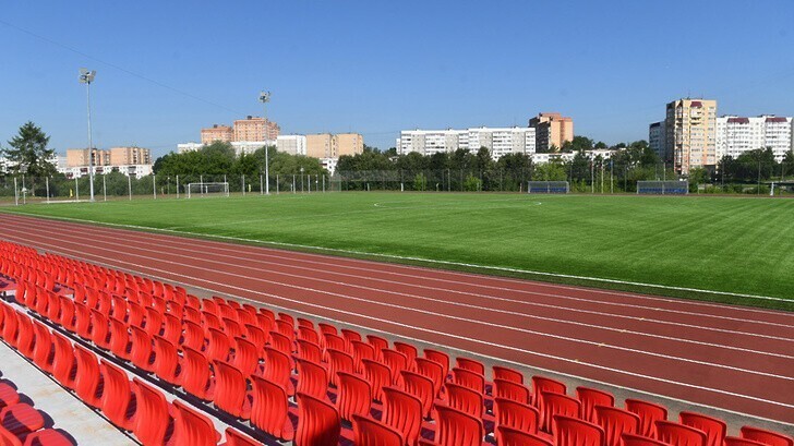 Стадион «Химик» в подмосковном Чехове открыли после масштабной реконструкции