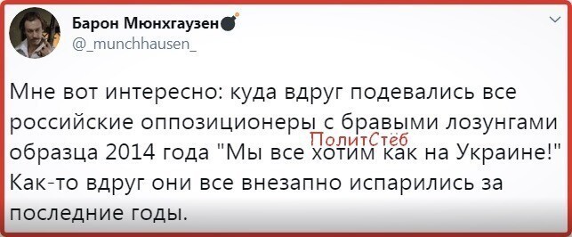Политические комментарии из инета