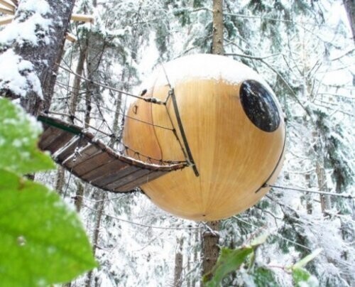 6. "Сферы свободного духа" (The Free Spirit Spheres), Куаликум Бэй (Qualicum Bay), Британская Колумбия