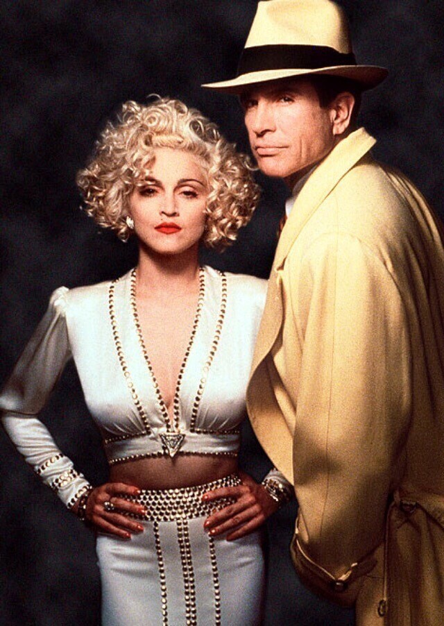Мадонна и Уоррен Битти в "Дике Трейси" (1990)