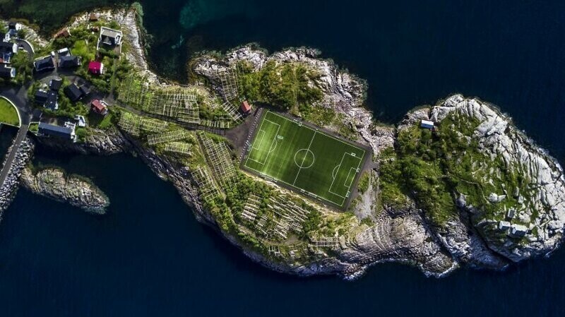 Время футбола. @uglefisk, Хеннингсвер, Норвегия