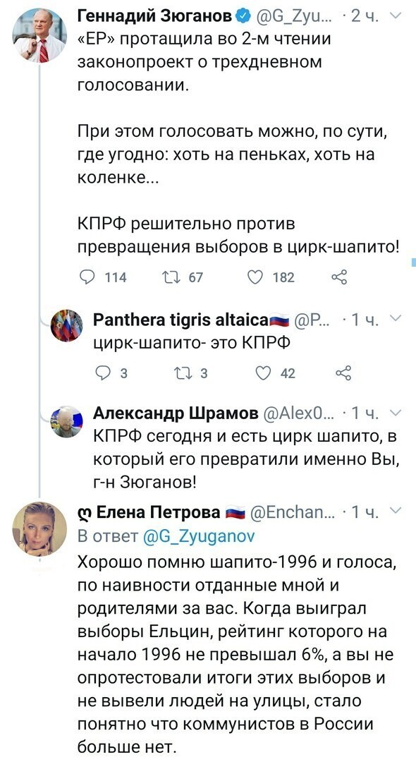 Политические комментарии из инета