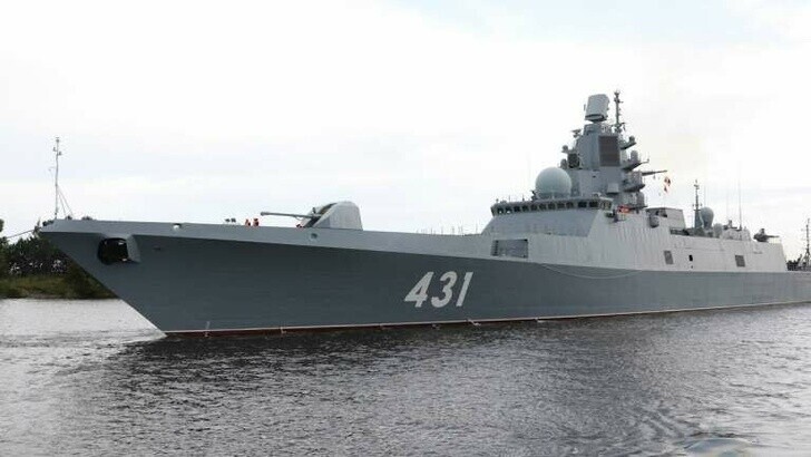 Подписан приемный акт о передаче Военно-морскому флоту России фрегата «Адмирал Касатонов»