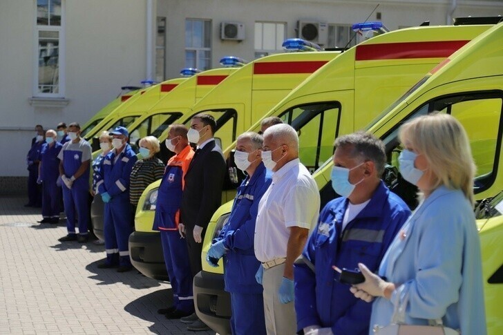 В Рязанскую область поступи новые машины скорой помощи