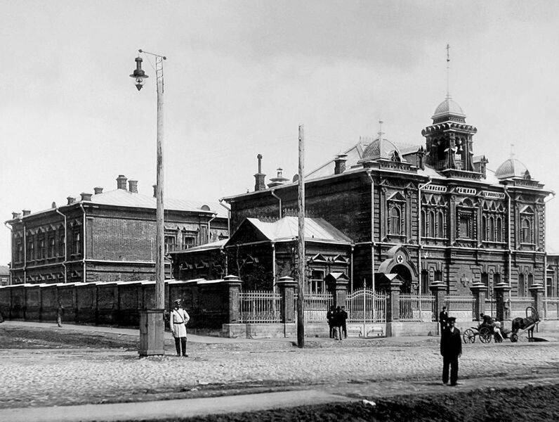 Здание Ольгинской общины сестер милосердия РОКК. Самара. Начало 1900-х