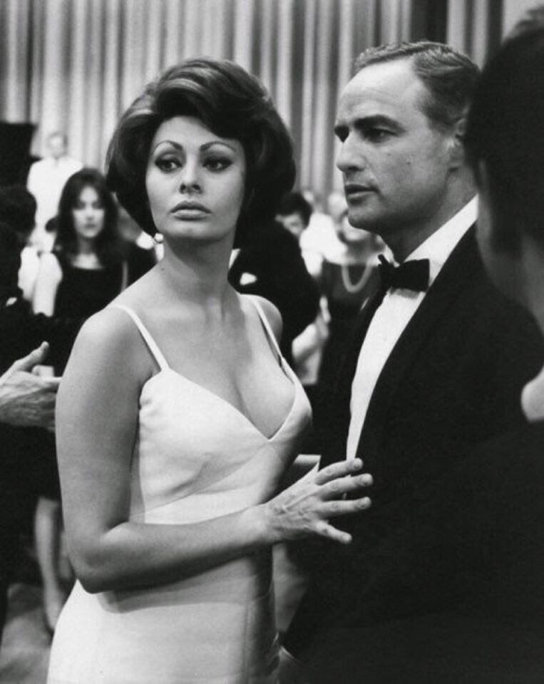 Софи Лорен и Марлон Брандо - 1960-е