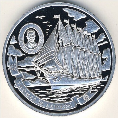 А это обычная 5-долларовая монета островов Кука – так сказать, «эконом-вариант»