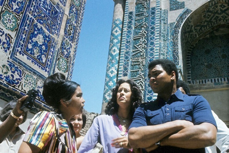 Мухаммед Али в Самарканде, Узбекская ССР, 1978.
